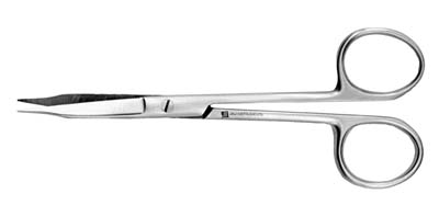 Goldman-Fox Scissors 5" - Curved, Serrated